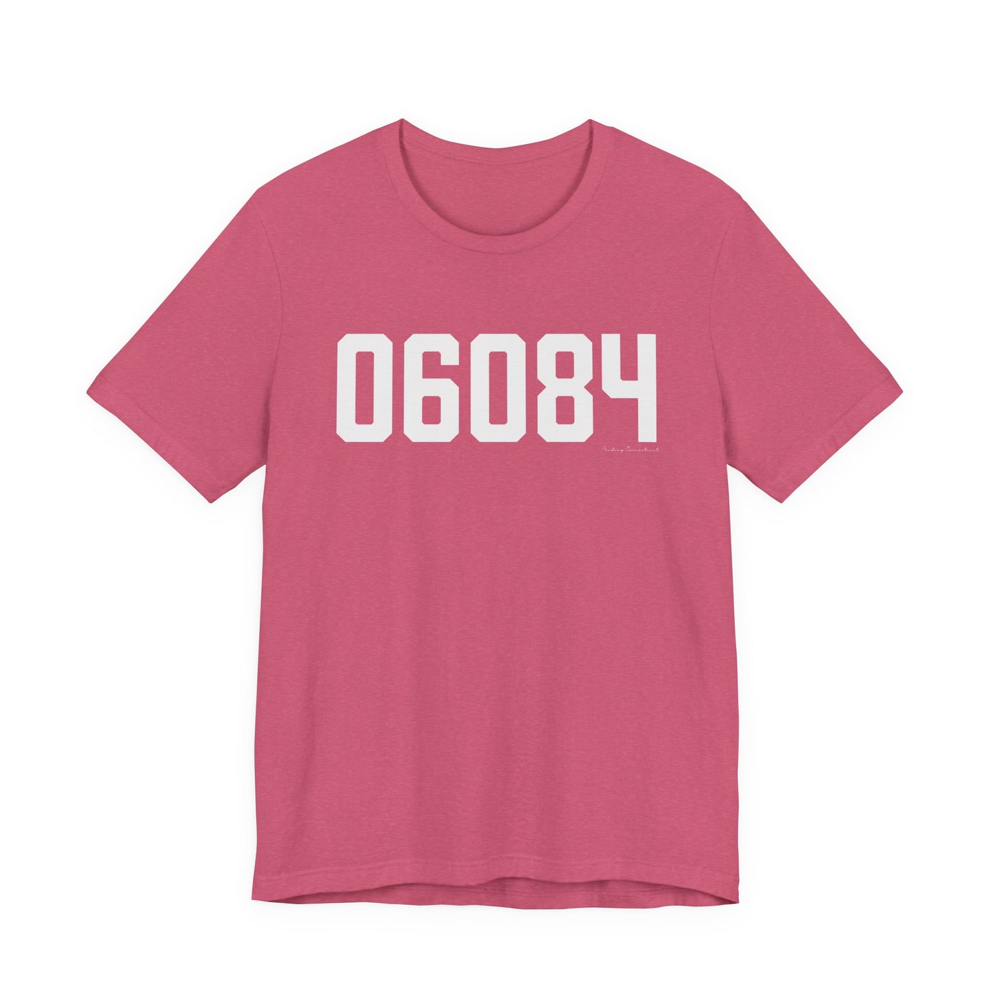 06084 Tolland CT Zip Code Unisex Jersey Short Sleeve T-Shirt