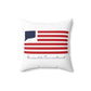 Griswold Connecticut Flag Spun Polyester Square Pillow
