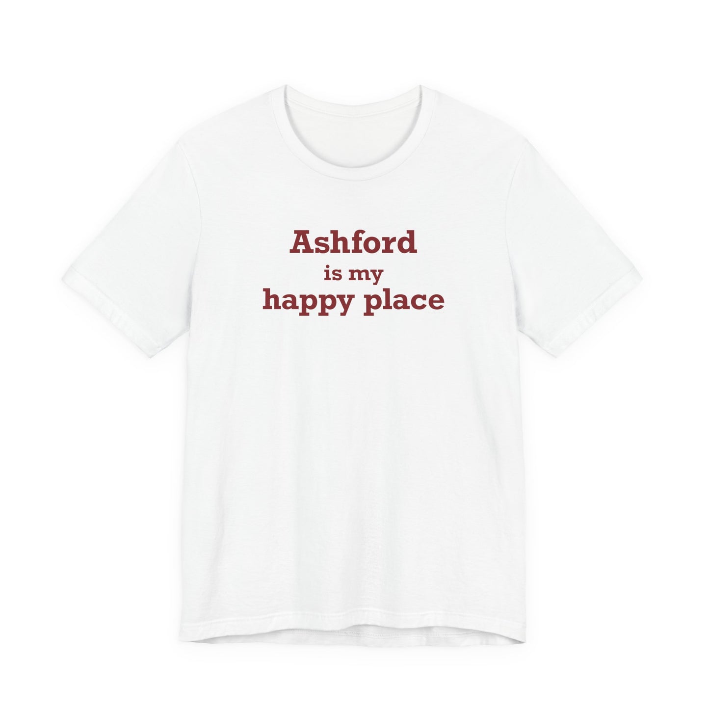 Ashford is My Happy Place Unisex Jersey Short Sleeve T-Shirt