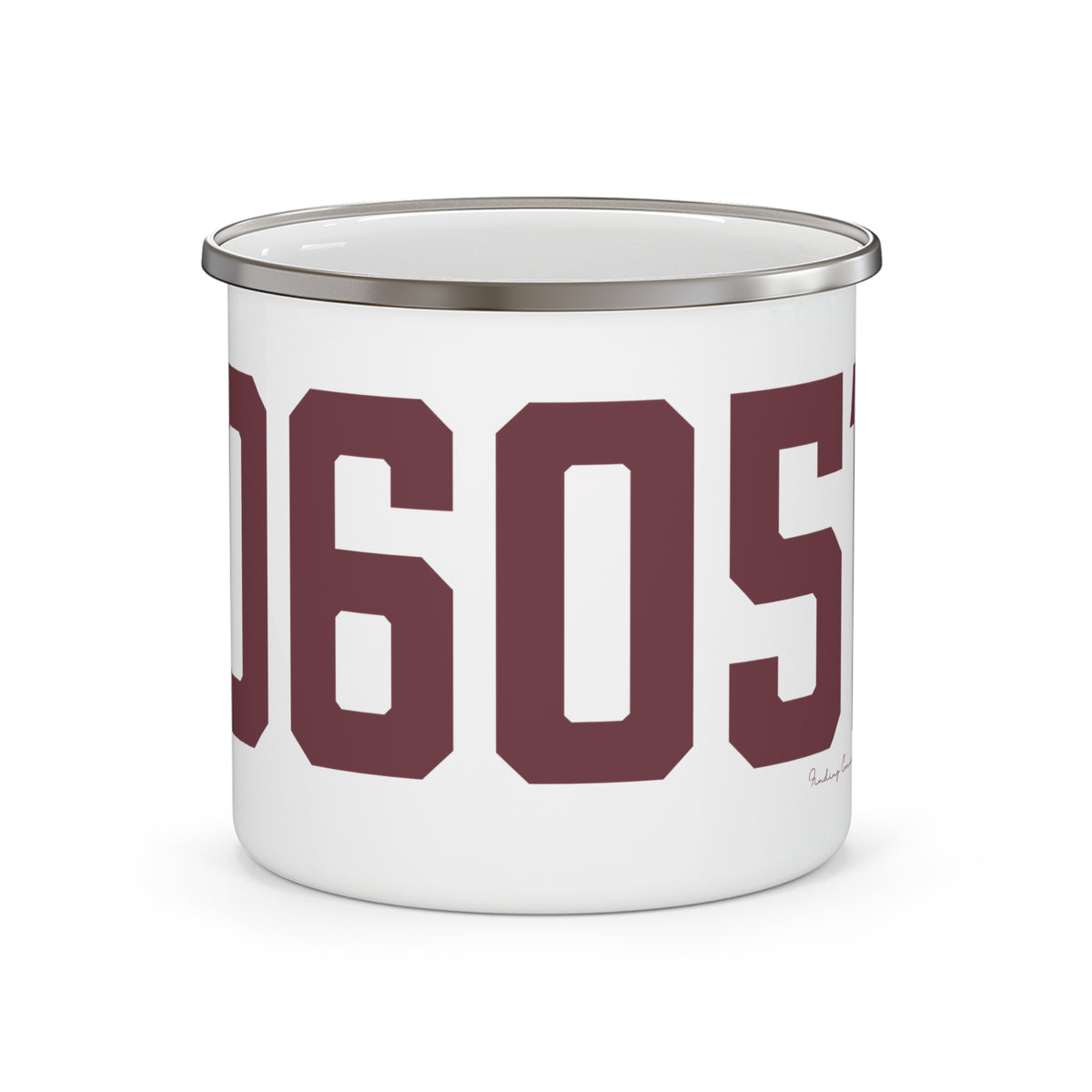 06051 New Britain Connecticut Zip Code Enamel Camping Mug