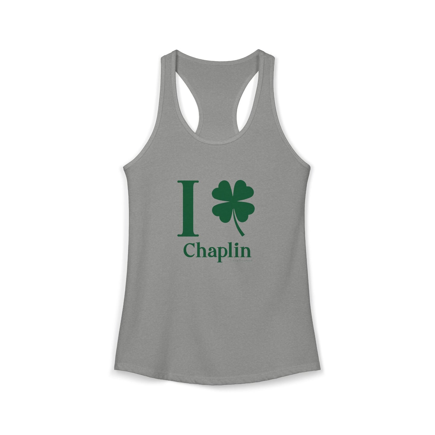 I Clover Chaplin Women's Ideal Racerback Tank Top