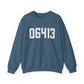 06413 Clinton CT Zip Code Unisex Heavy Blend™ Crewneck Sweatshirt