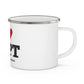 I Heart BRPT Enamel Camping Mug