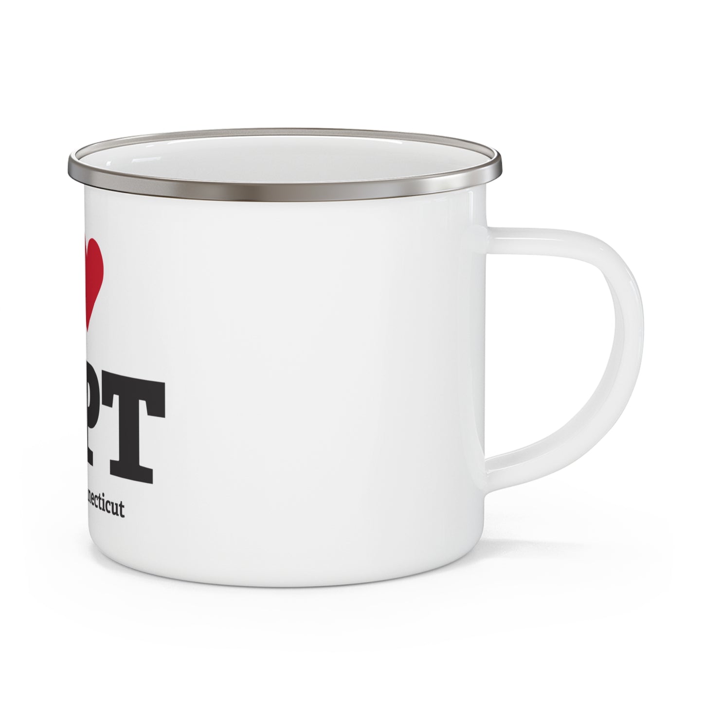 I Heart BRPT Enamel Camping Mug