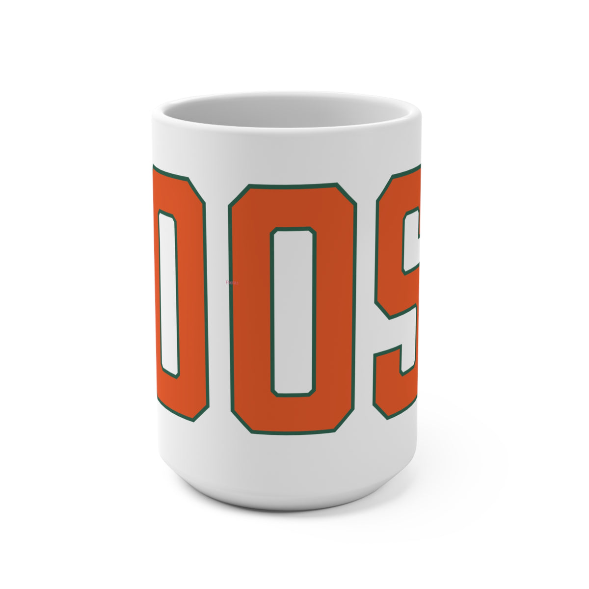 Goose Zip Code Orange & Green Mug 15oz
