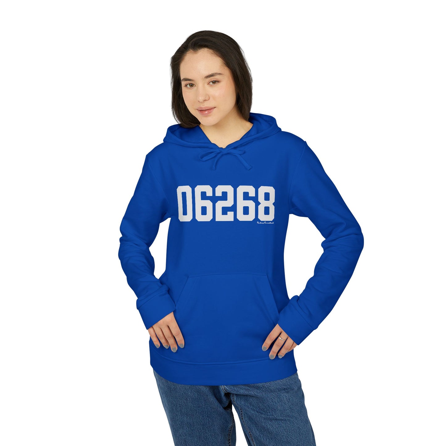 06268 - Mansfield Connecticut Zip Code adidas Unisex Fleece Hoodie