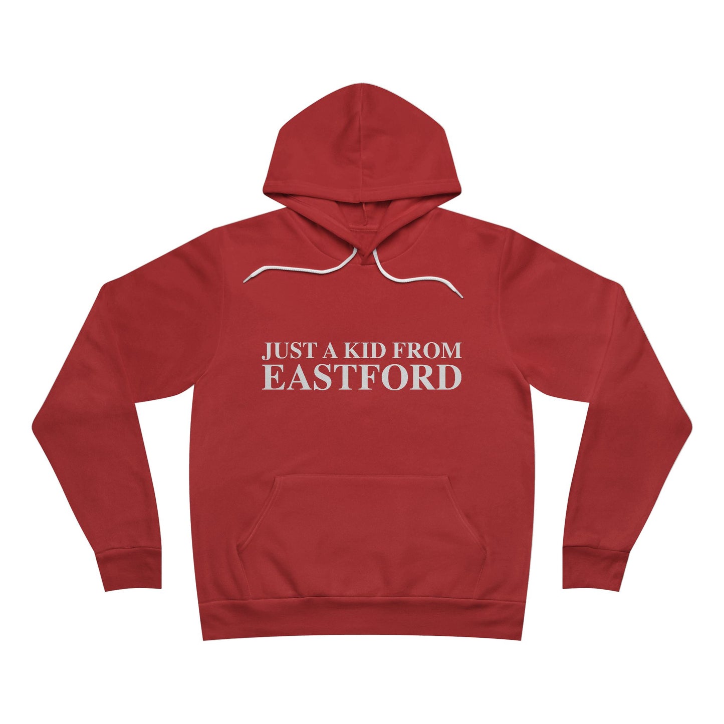 Just a kid from Eastford Unisex Sponge Fleece Pullover Hoodie