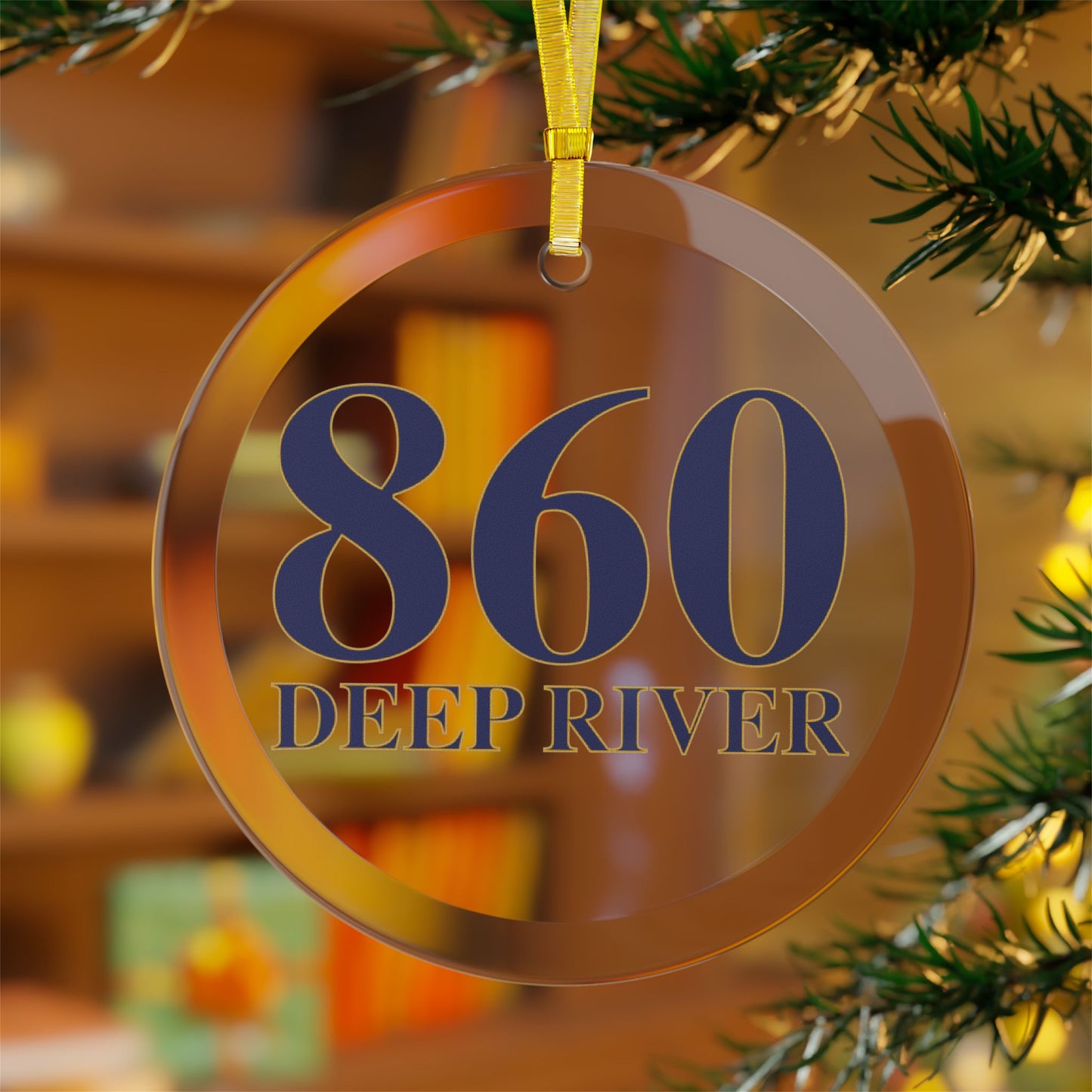 860 Deep River Glass Ornaments