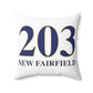 203 New Fairfield  Spun Polyester Square Pillow
