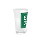 Vintage Exit 35 Merritt Parkway Sign Pint Glass, 16oz