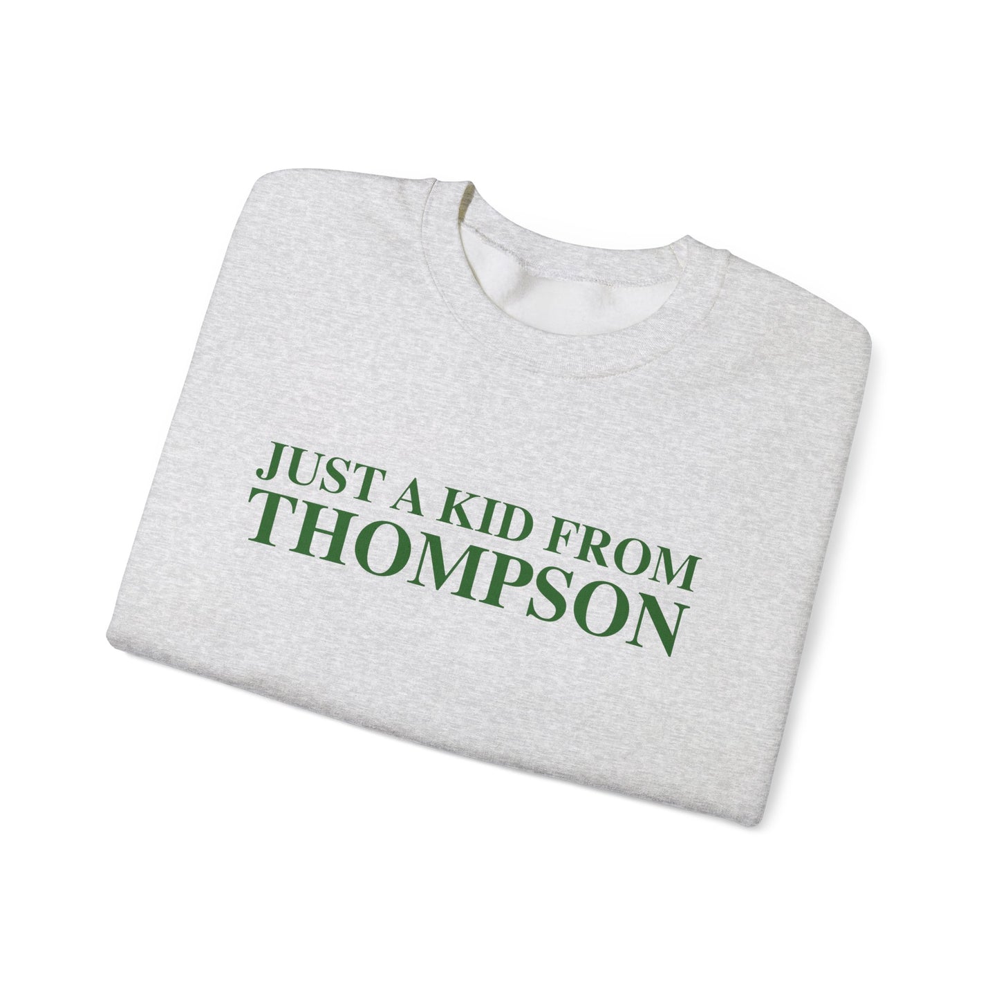 Just a kid from Thompson Unisex Heavy Blend™ Crewneck Sweatshirt