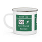 Vintage Merritt Parkway Exit 46 Sign Enamel Camping Mug