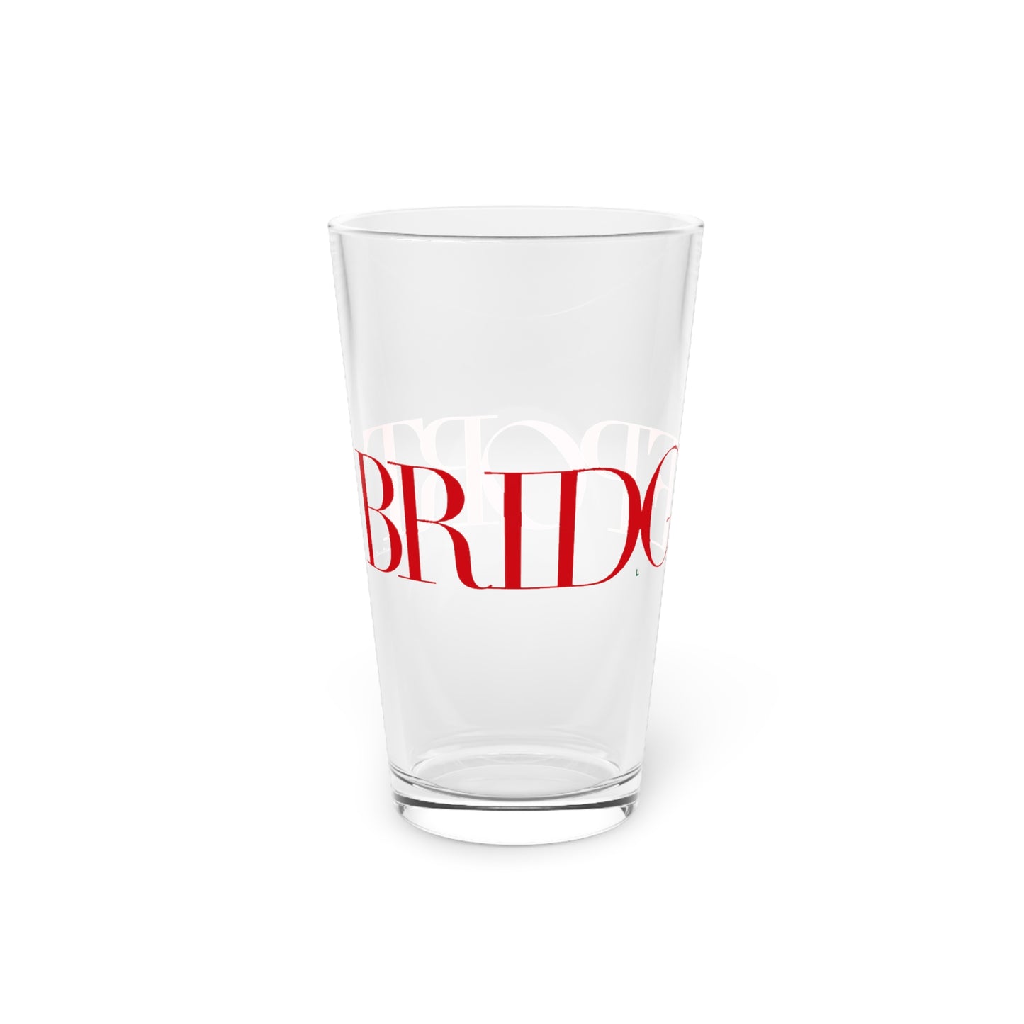 41 Tilt Bridgeport Pint Glass, 16oz