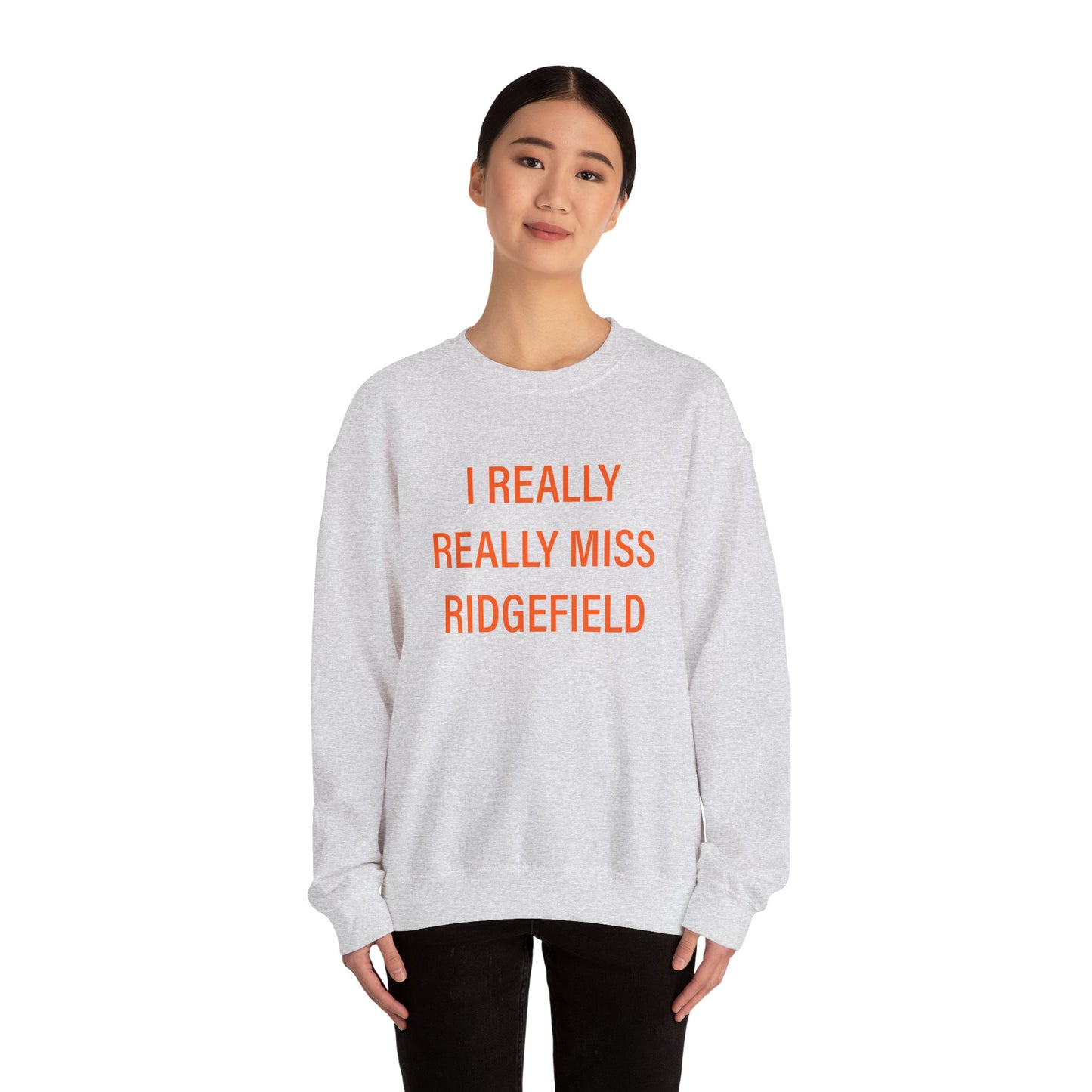 I Really Really Miss Ridgefield Unisex Heavy Blend™ Crewneck Sweatshirt