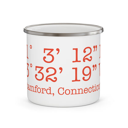 Stamford Coordinates Enamel Camping Mug