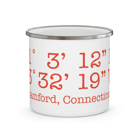 Stamford Coordinates Enamel Camping Mug