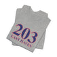 203 East Haven Red White & Blue  Unisex Jersey Short Sleeve T-Shirt