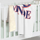 203 Monroe Red White & Blue Sherpa Fleece Blanket