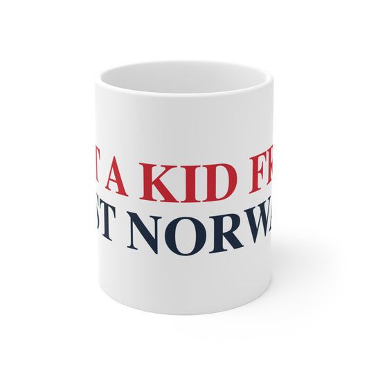 Just a kid from West Norwalk Mug 11oz