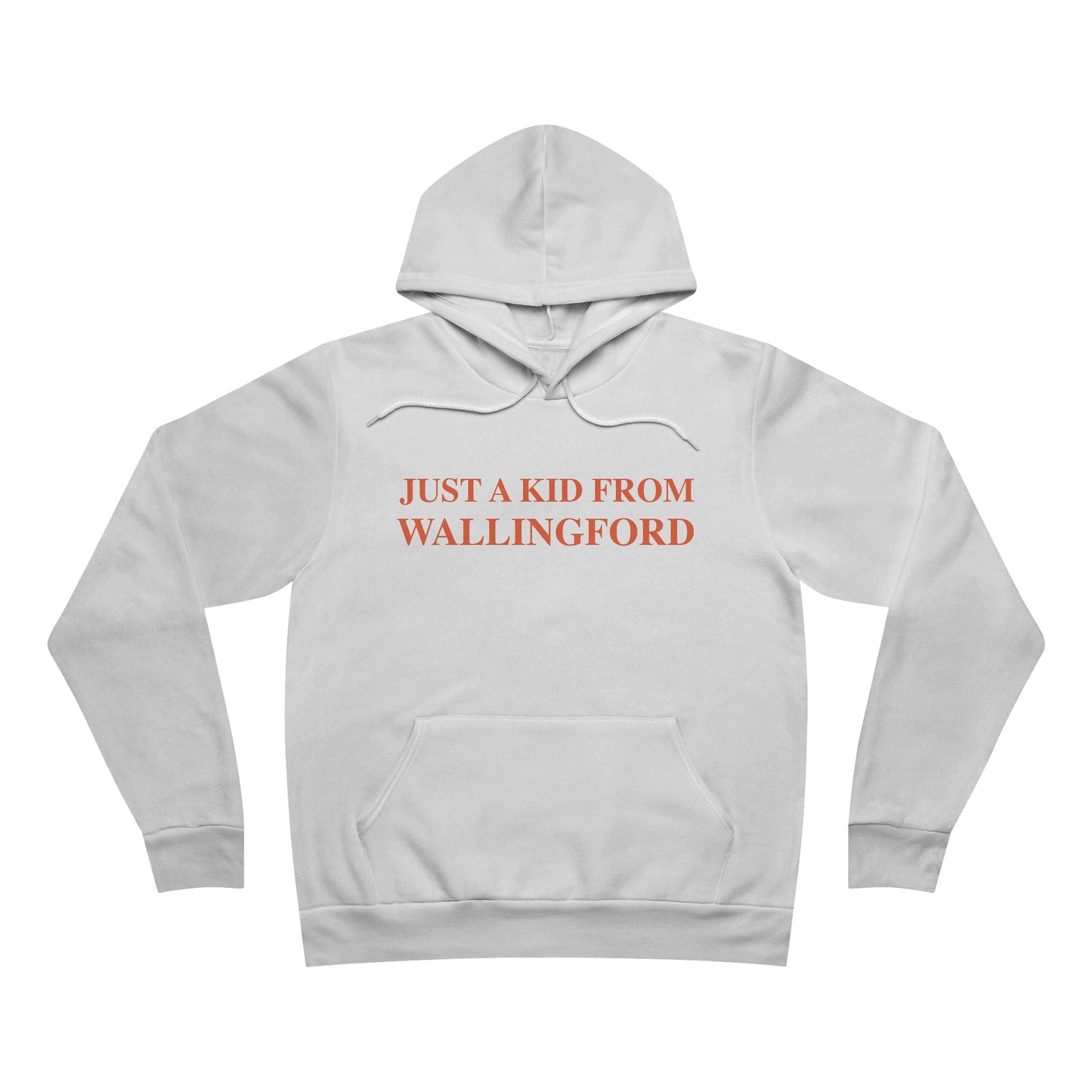 Just a kid from Wallingford Unisex Sponge Fleece Pullover Hoodie