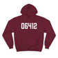 06412 Chester CT Zip Code Champion Hoodie