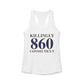 Killingly 860 Connecticut Women's Ideal Racerback Tank Top