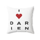 Darien Vision Spun Polyester Square Pillow