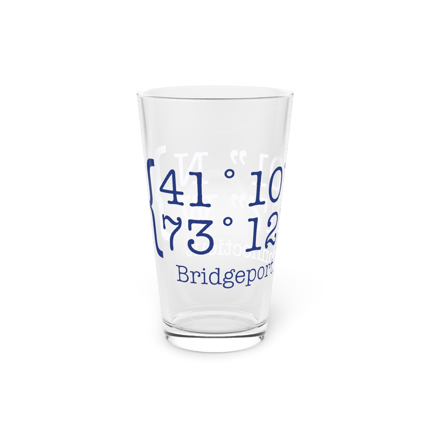 Bridgeport Coordinates Pint Glass, 16oz