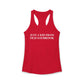 Just a kid from Old Saybrook Women's Ideal Racerback Tank Top