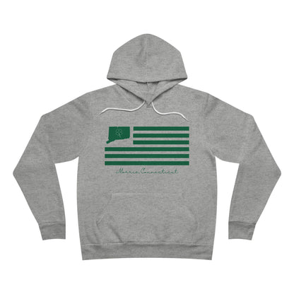 Morris Connecticut St. Patrick’s Day Flag Unisex Sponge Fleece Pullover Hoodie