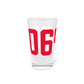 06468 Monroe Connecticut Zip Code Pint Glass, 16oz