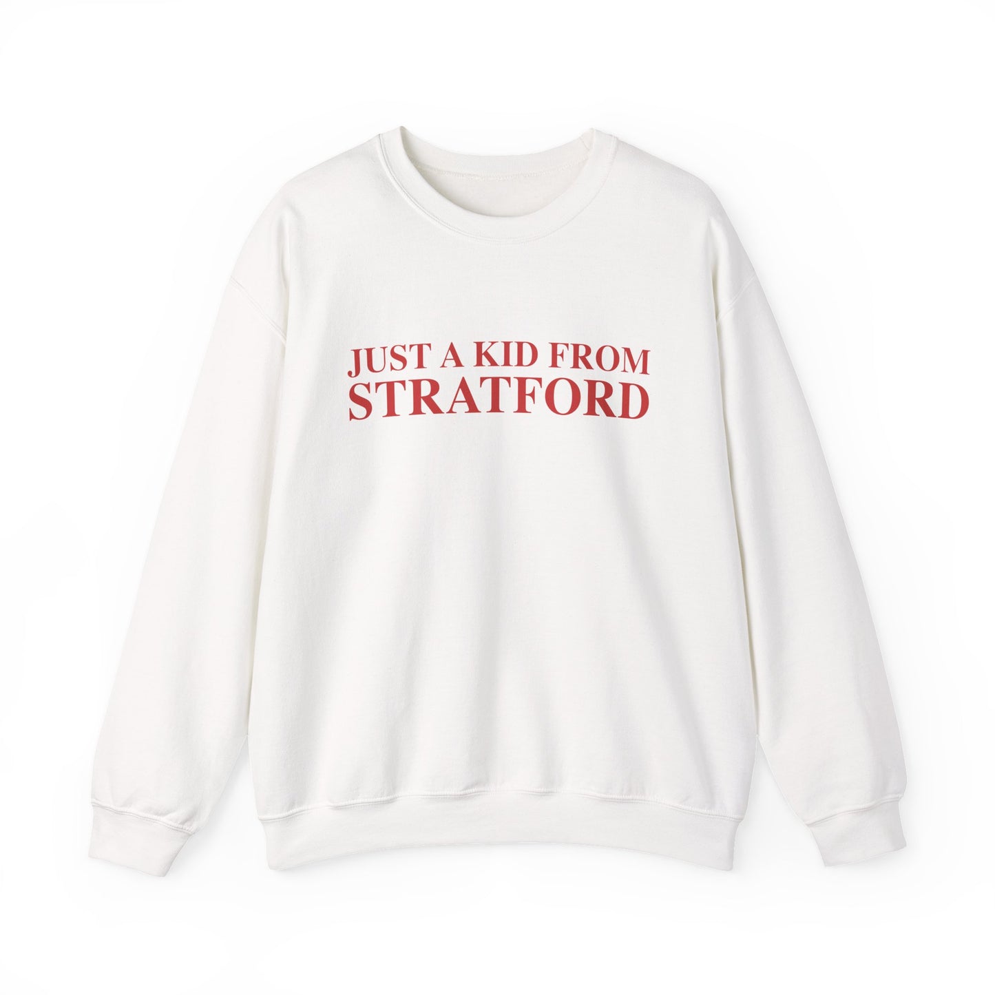 Just a kid from Stratford Unisex Heavy Blend™ Crewneck Sweatshirt