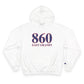 860 East Granby Red White & Blue Champion Hoodie