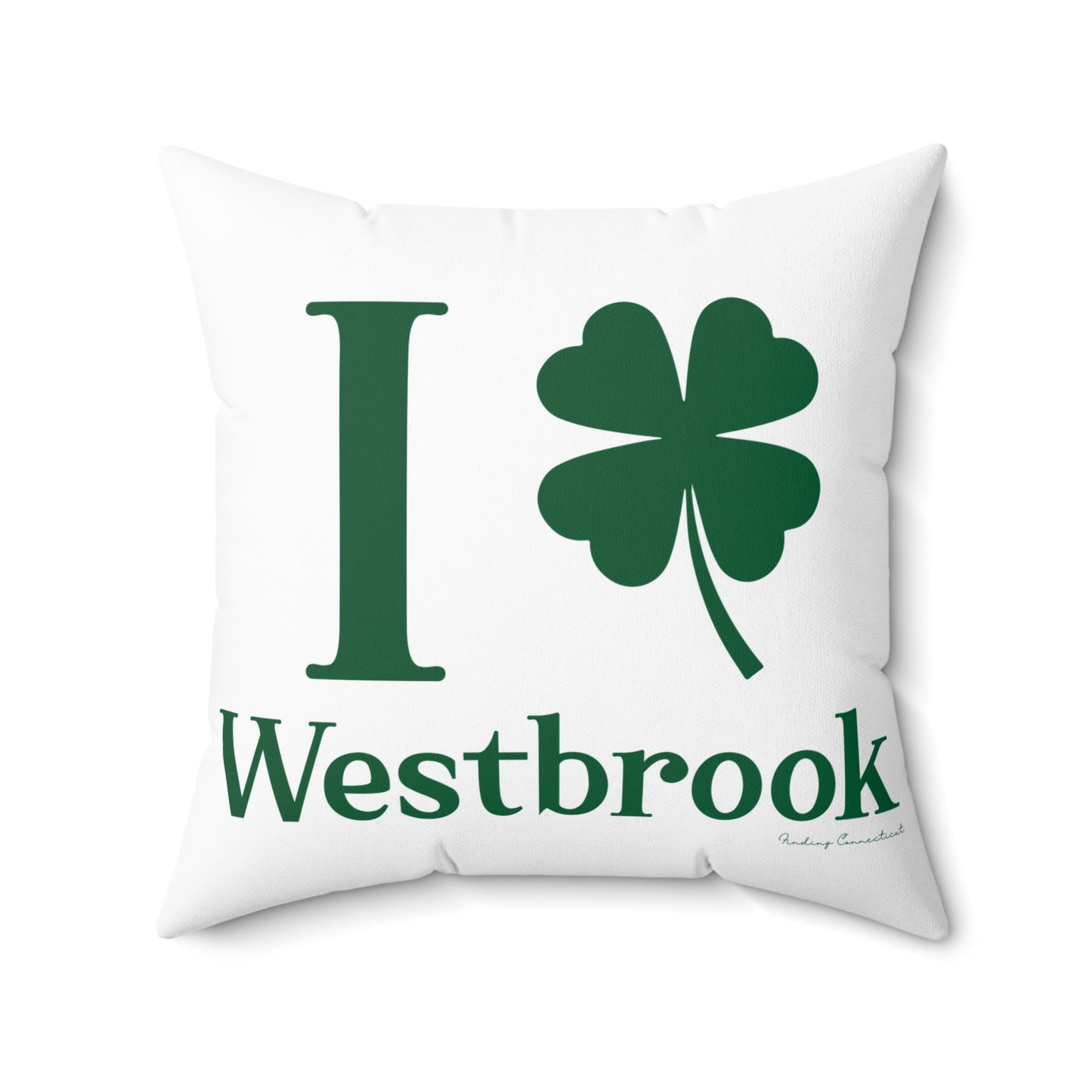 I Clover Westbrook Spun Polyester Square Pillow