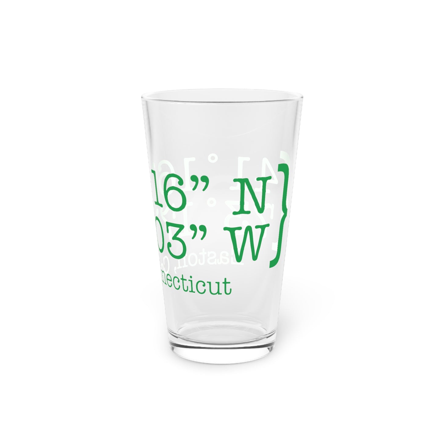 Easton Coordinates Pint Glass, 16oz