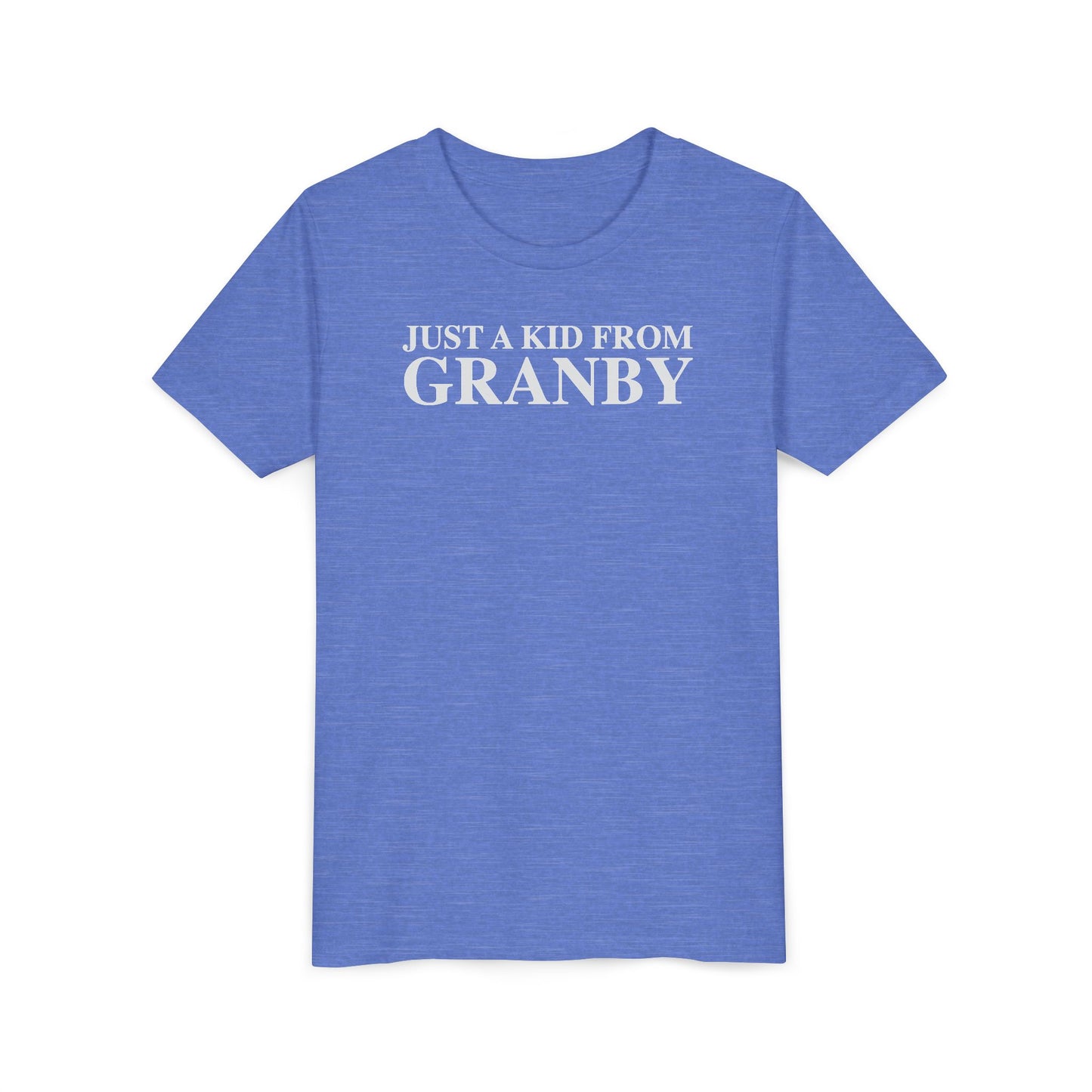 Just a kid from Granby Youth Short Sleeve T-Shirt