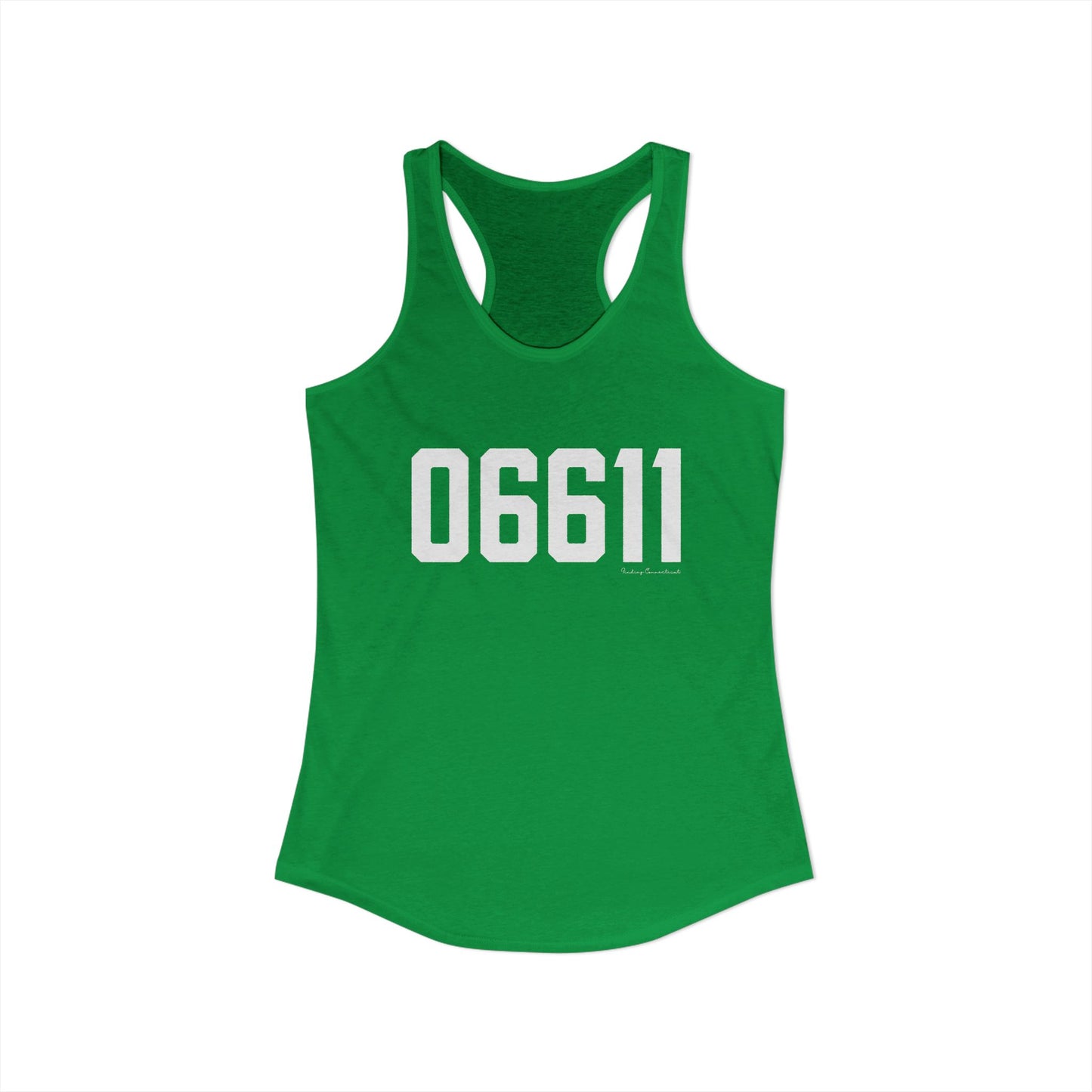 06611 Trumbull CT Zip Code Women's Ideal Racerback Tank Top