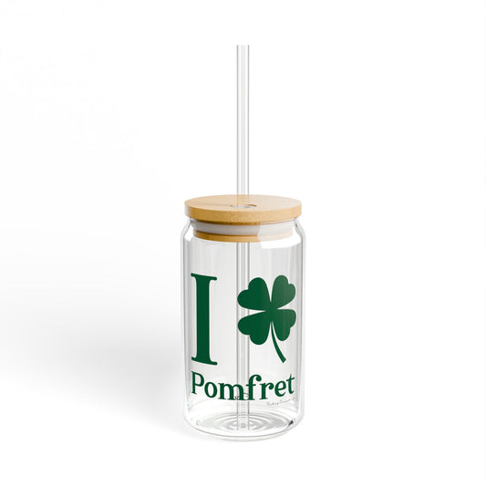 I Clover Pomfret Sipper Glass, 16oz