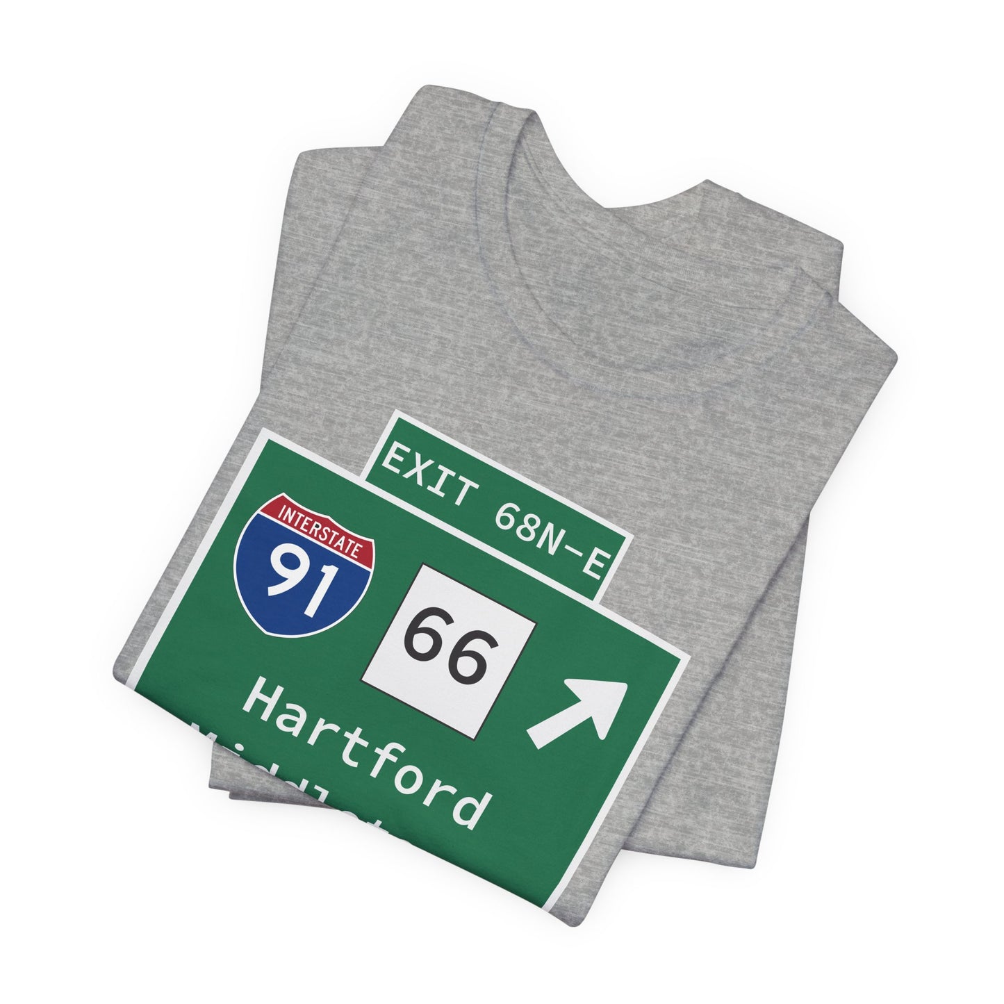 Vintage WCP Exit 68N-E Sign Unisex Jersey Short Sleeve T-Shirt