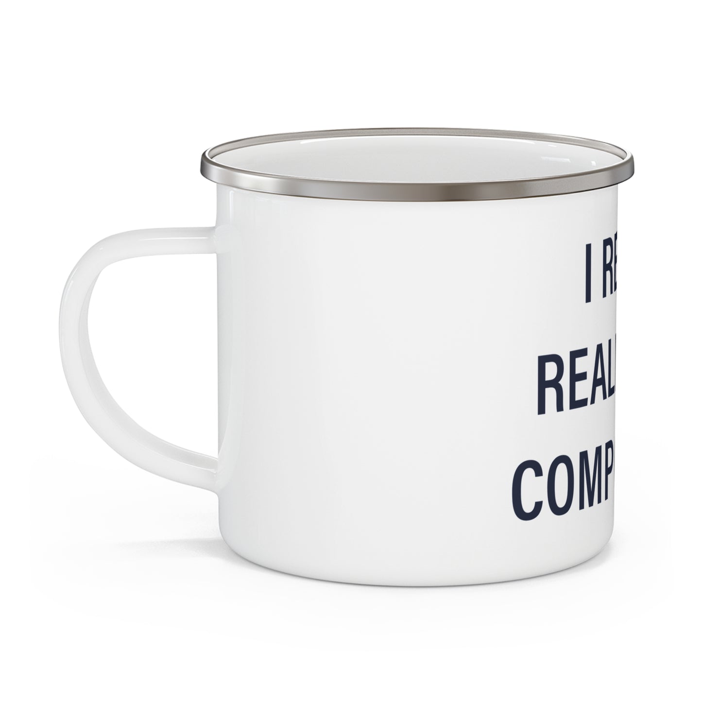 I Really Really Miss Compo Beach Enamel Camping Mug