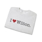 I Heart Wilton. Unisex Heavy Blend™ Crewneck Sweatshirt