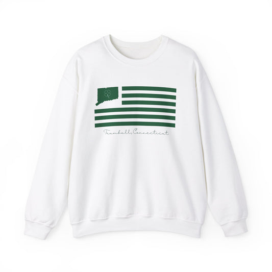 Trumbull Connecticut St Patrick’s Day Flag Unisex Heavy Blend™ Crewneck Sweatshirt