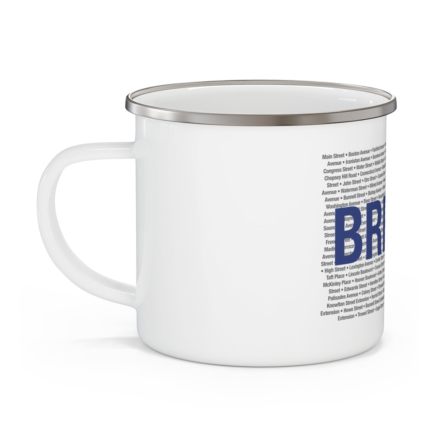 Bridgeport Love Enamel Camping Mug
