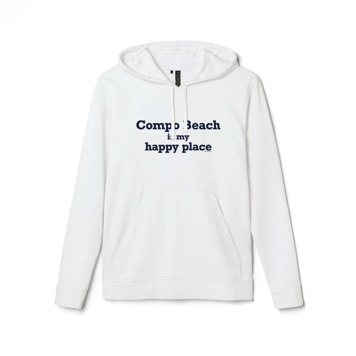 Compo Beach Is My Happy Place adidas Unisex Fleece Hoodie Sweatshirt