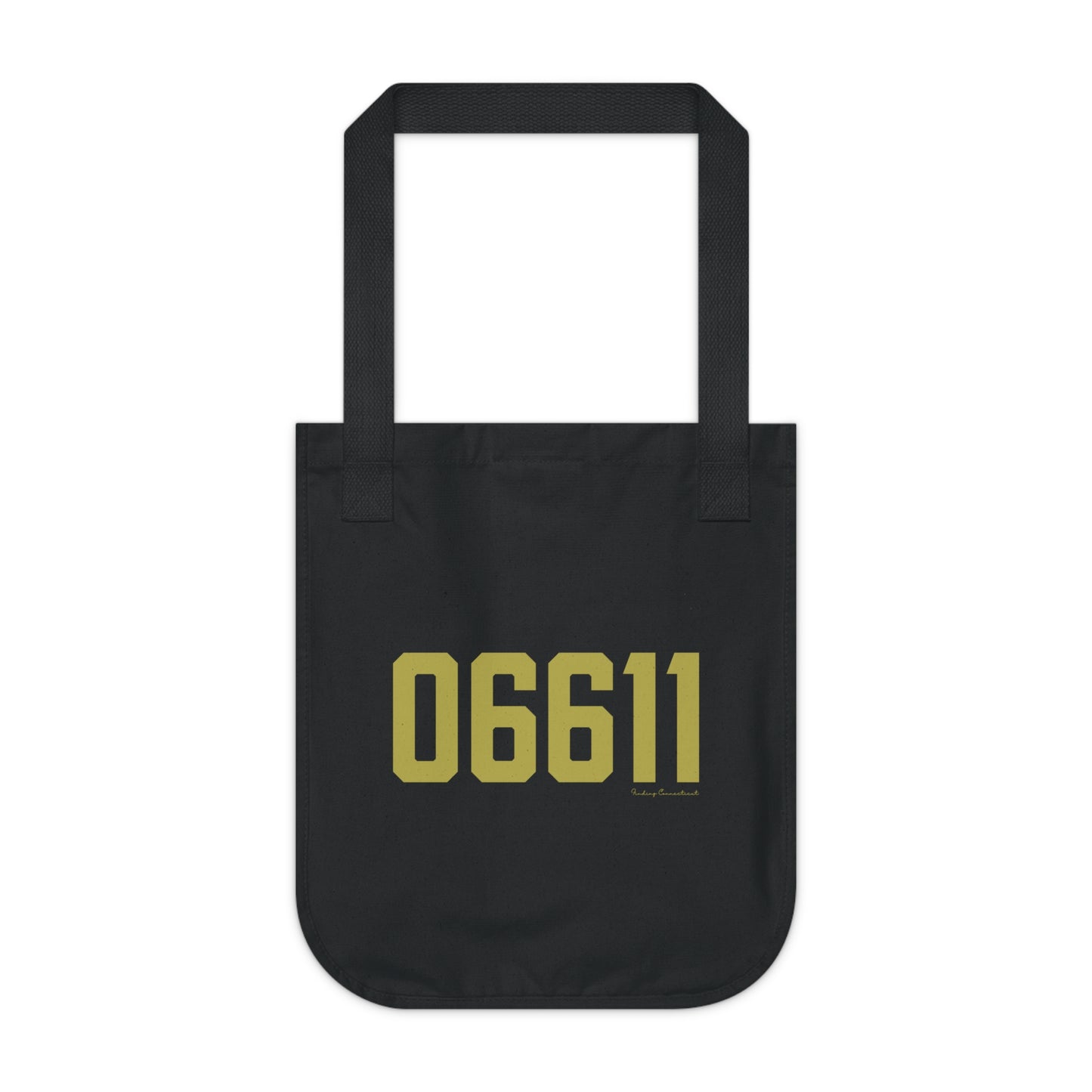 06611 Trumbull Connecticut Zip Code Organic Canvas Tote Bag
