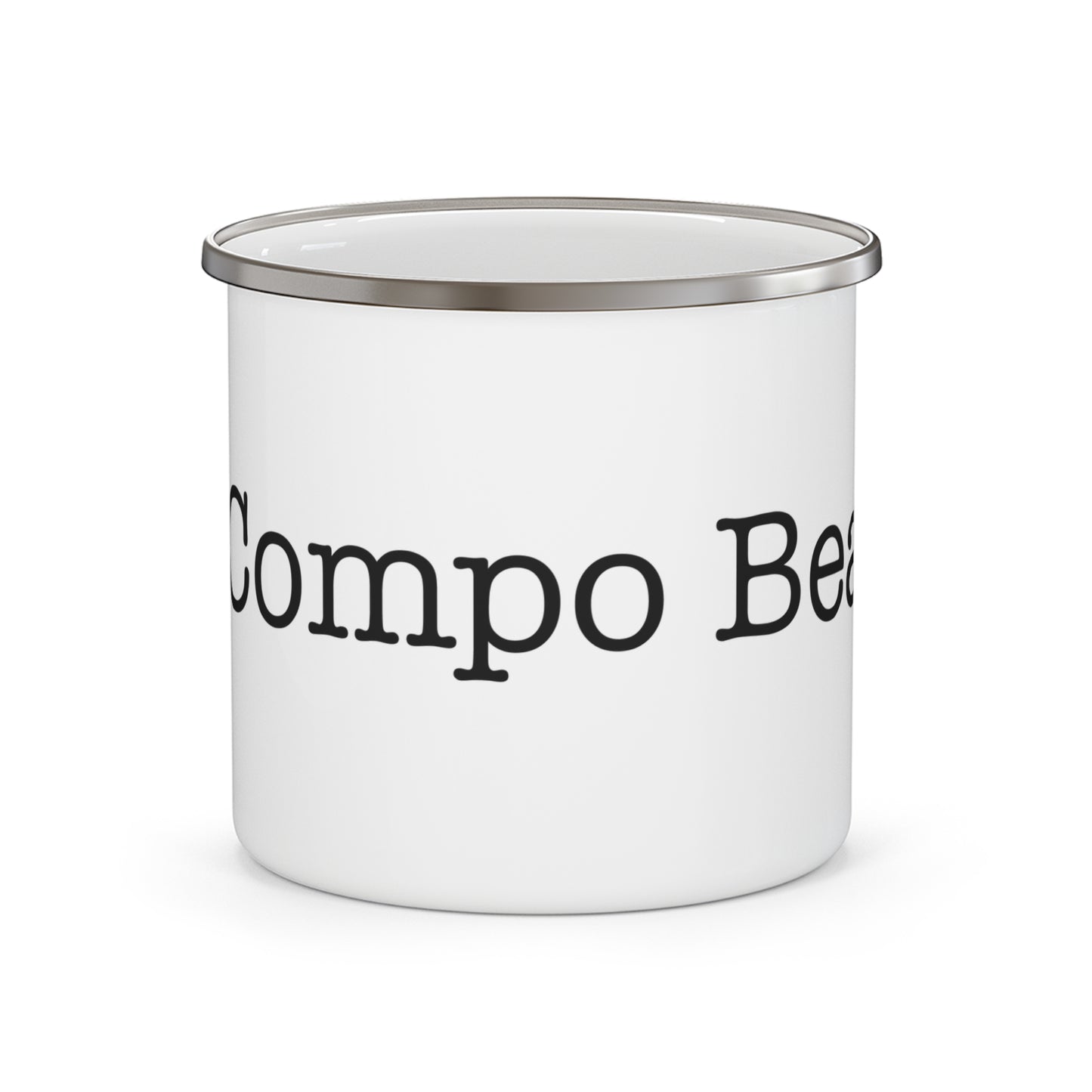 I Heart Compo Beach. Enamel Camping Mug