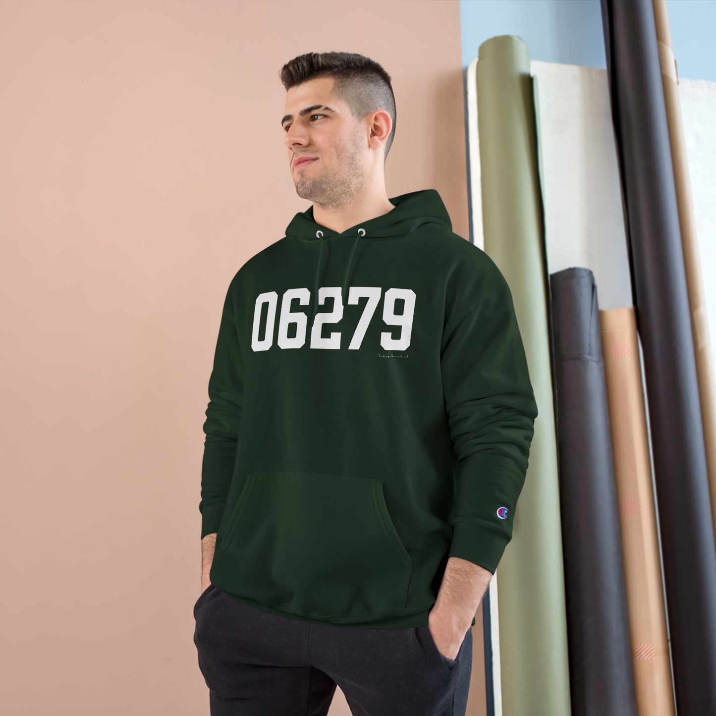 06279 Willington CT Zip Code Champion Hoodie