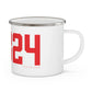 06824 Fairfield Connecticut Zip Code Enamel Camping Mug