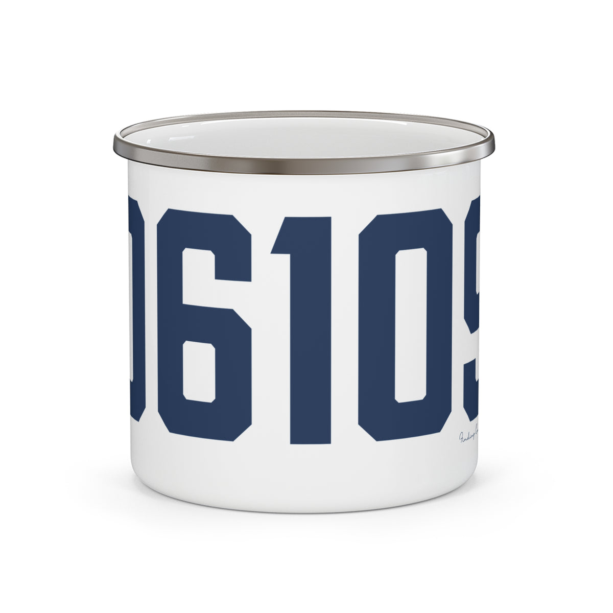06109 Wethersfield Connecticut Zip Code  Enamel Camping Mug