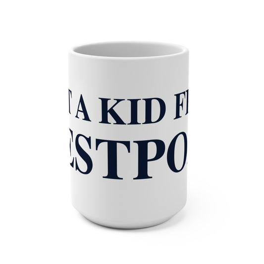 Just a kid from Westport Mug 15oz
